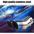 thumbnail image 3 of Pack1 Stainless Steel Exhaust Tip, Universal Car Exhaust Pipe Modification Tail Throat, 3 of 4