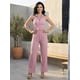 thumbnail image 2 of Conjunto Mujer 2 Piezas Tipo Jumpsuit, Blusa Sin Mangas y Pantalón Cómodo, Casual Chic para Mujer, 2 of 5