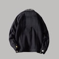 thumbnail image 5 of Fgnfyis Mens Jacket Fashion Lined Denim Jacket Winter Warm Trucker Coat Casual Outerwear Winter Coats for Men Black XXXXL, 5 of 5