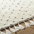 thumbnail image 5 of Hauteloom Yuuna Wool Living Room, Bedroom Area Rug - Bohemian, Transitional - High Pile - Ivory, Charcoal, Cream - 8' x 10', 5 of 5