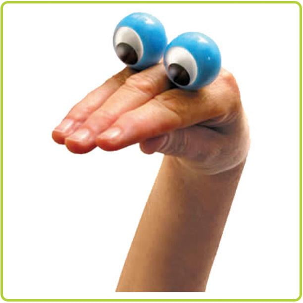 RI Novelty Oobi Eye Finger Puppets Receive 12 Per Order 