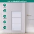 thumbnail image 6 of Dextrus Metal Shoe Cabinet with 3 Drawers and Gooseneck Drawer, 6 of 8
