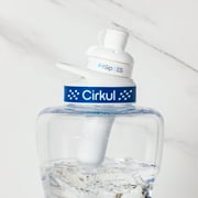 Cirkul 62oz Plastic Water Bottle with Blue Lid and Flavor Cartridge (FitSip Star Blast)