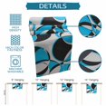 thumbnail image 6 of Blue Geometric Table Runner 72 Inches, Modern Abstract Lines Textured Bed Runner Dresser Scarves Tabletop for Indoor Outdoor Parties/Ceremony/Banquet, 13" x 72", 6 of 9