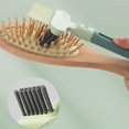 thumbnail image 4 of 2 in 1 Hair Brush Cleaning Tool—Comb Cleaning Brush, Portable Hair Brush Cleaner Rake, Hairbrush Cleaner Tool Rake, Hairbrush Cleaning Tool Home Use (Green), 4 of 7