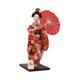 thumbnail image 5 of Estatua de escritorio de 30 cm (12"), muñeca geisha japonesa con kimono, regalo, figura de kabuki asiática, estatuilla. Estilo B, 5 of 9