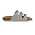thumbnail image 3 of Cushionaire Lela Cork Footbed Sandal for Women - Triple Band Slide Sandal with Genuine Suede Insoles and +Comfort, 3 of 5