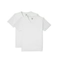 thumbnail image 5 of MeMoi Mens 2 Pair Pack V-Neck T-Shirt Undershirt - Mens - Male (XXL, White), 5 of 5