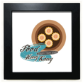 thumbnail image 1 of Hong Kong Fish Meat Shaomai China Black Square Frame Picture Wall Tabletop, 1 of 3