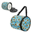 thumbnail image 2 of SEANATIVE Sunflower Round Tissue Holder Bag Home Decor Blue Refrigerator Tissue Holder for Kitchen Washable Toilet Paper Protector with Zipper Portable Toilet Paper Storage Holder, 2 of 7
