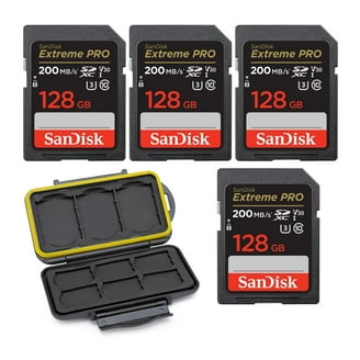 SanDisk Extreme PRO 128GB SDXC UHS-I Memory Card, 200MB/s, 2-pack