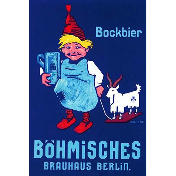 Bohmisches Bockbier-Fine Art Canvas Print (20" x 30")