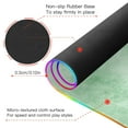 thumbnail image 4 of RGB Gaming Mouse Pad 15W Wireless Charging Large Waterproof Desk Mat 13 Light Modes Mousepad 35.4x15.7 Colorful Green Watercolor, 4 of 6