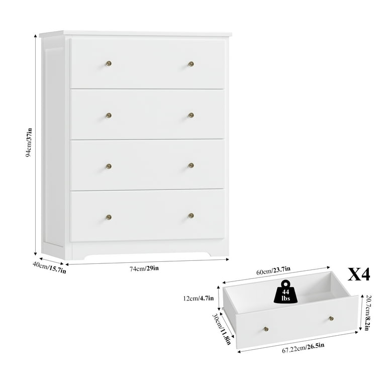 short wide white dresser IKEA SONGESAND 6-drawer dresser, white, 63 3/8x32 1/4
