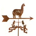 thumbnail image 1 of EZ Vane EZ1301-4S Alpaca & Llama Weathervane with Four Sided Mount, 1 of 1