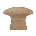 thumbnail image 4 of Amerock Woods 1 1/4" Unfinished Birch Wood Knob, 4 of 7