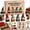C, variant on DIY Fabric Craft Kit Handmade Sewing Art Set, Includes Fabric Pieces, Threads, Plastic Needles, Creative Craft Supplies for Beginners