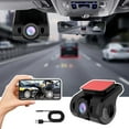 thumbnail image 2 of Barsme Ring Camera Outdoor Wireless Security Camera Car Recorder Vehicle Camera Loop Video Front Start Reminder Front Distance Detection Track Offsetreminders 720P Loop Recording Shooting Angle 140, 2 of 8