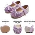 thumbnail image 4 of Toddler Flower Girl Dress Shoes - Girl Ballet Flats Party School Shoes Wedding, 4 of 7
