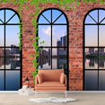thumbnail image 2 of Idea4wall 4pcs Vies from French Window Peel and Stick Wallpaper Removable Wall Murals Large Wall Stickers for Home Decoration, 66"x24", 2 of 5
