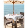 thumbnail image 3 of Outdoor Tablecloth with Umbrella Hole for Patio/Picnic/Party/Camping, Cherry Flowers Waterproof Table Cloth Square Cover Washable, Spring Modern Pink Floral Branch (54"x 54"), 3 of 8