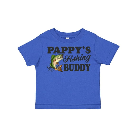 Inktastic Pappy's Fishing Buddy Boys Toddler T-Shirt