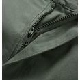 thumbnail image 4 of Zszcpp Work Pants Men Button Pocket Long Simple Style Solid Color Elastic Business Pencil Lounge Trousers Casual Trouser, 4 of 5