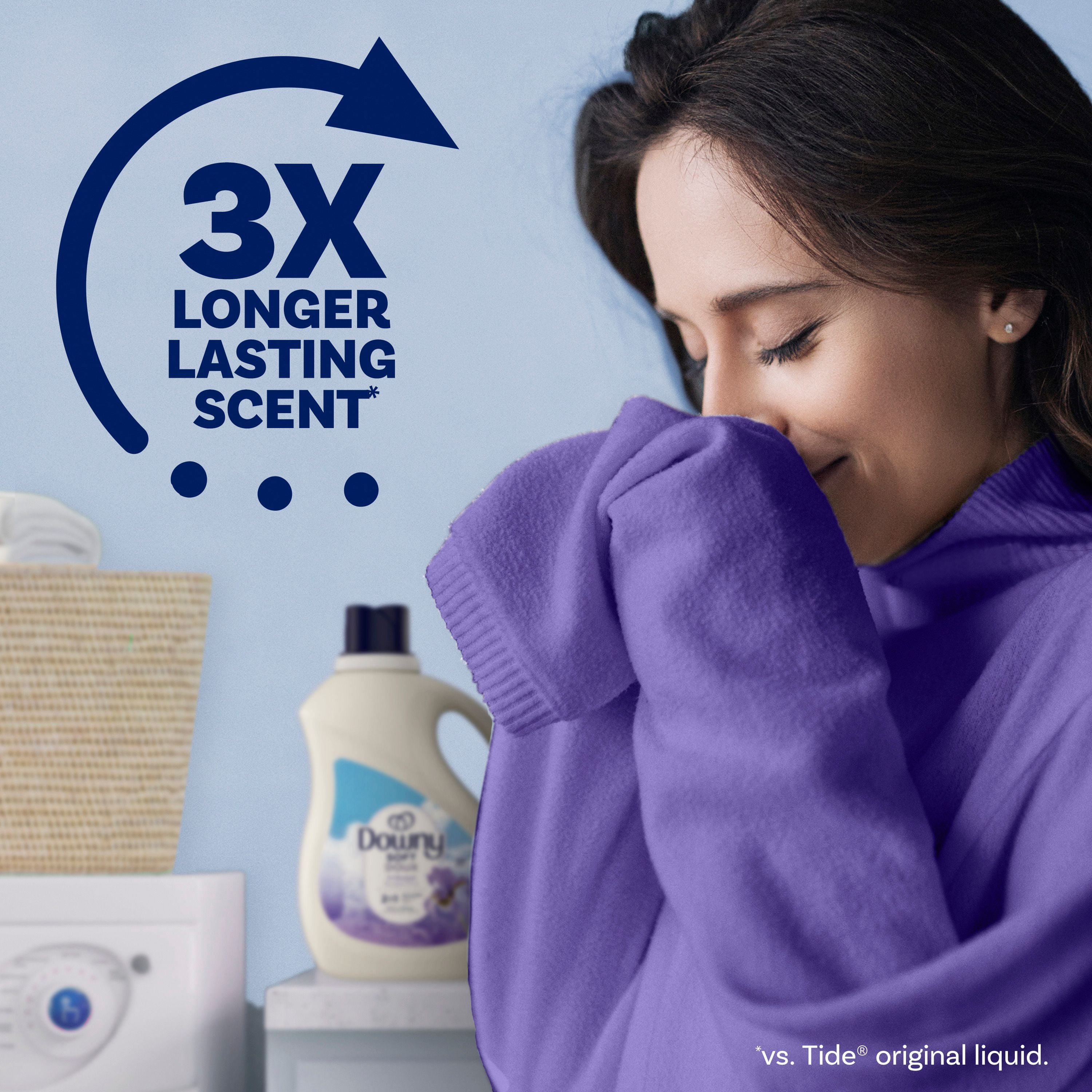 Downy SOFT & FRESH Fabric Softener Liquid, Iris Bouquet Scent, Downy Fabric Softener, Laundry Softener