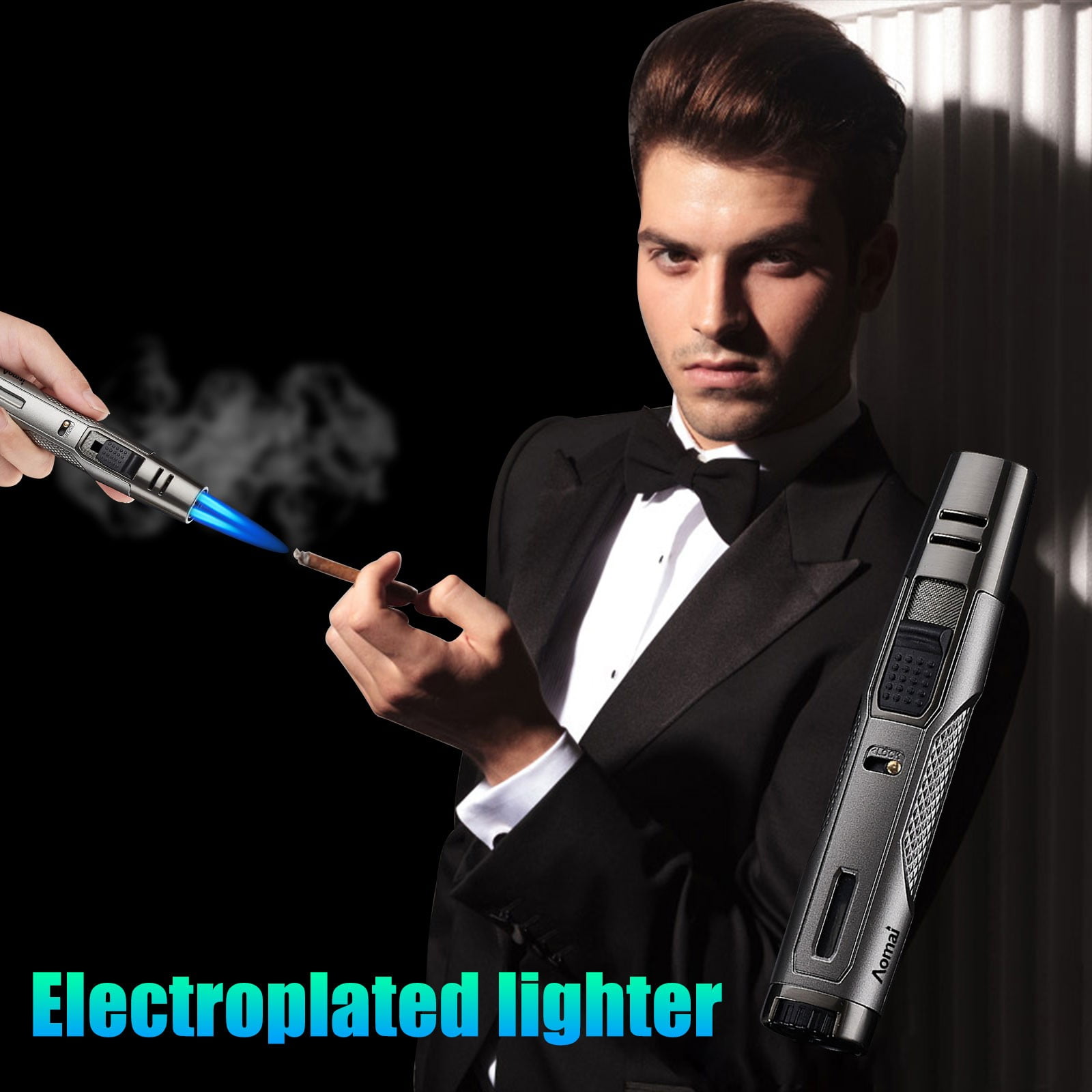 Banghong pc Lighters Torch Refillable Lighters Butane Soft Flame Waterproof Butane Lighter Torch