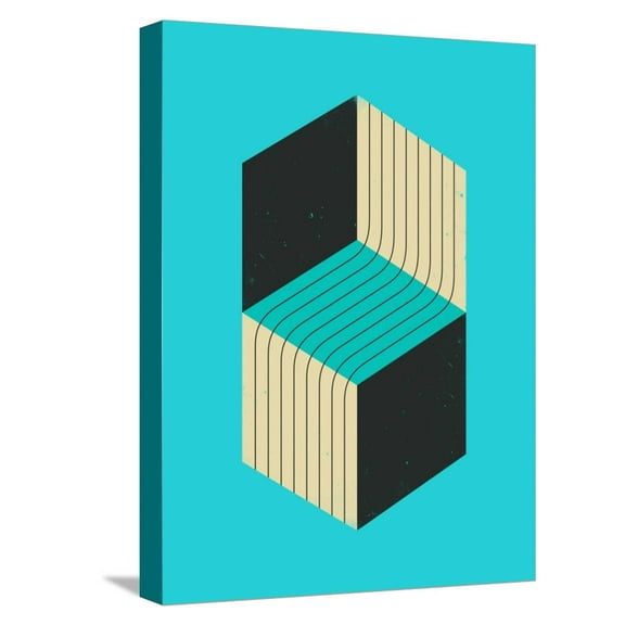 Art.com Cubes 1 Stretched Canvas Print Wall Art by Jazzberry Blue, 12" x 16"