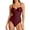 yue866-Red, variant on Women's Strapless Body Shaper Tummy Control Waist Push-Up Bodysuit with Cups and Detachable Straps Shapewear Coffee S