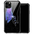 thumbnail image 1 of Case for iPhone 12 Pro Max,Hand In Hand Galaxy Pattern TPU Bumper Anti-Slip Case, 1 of 5