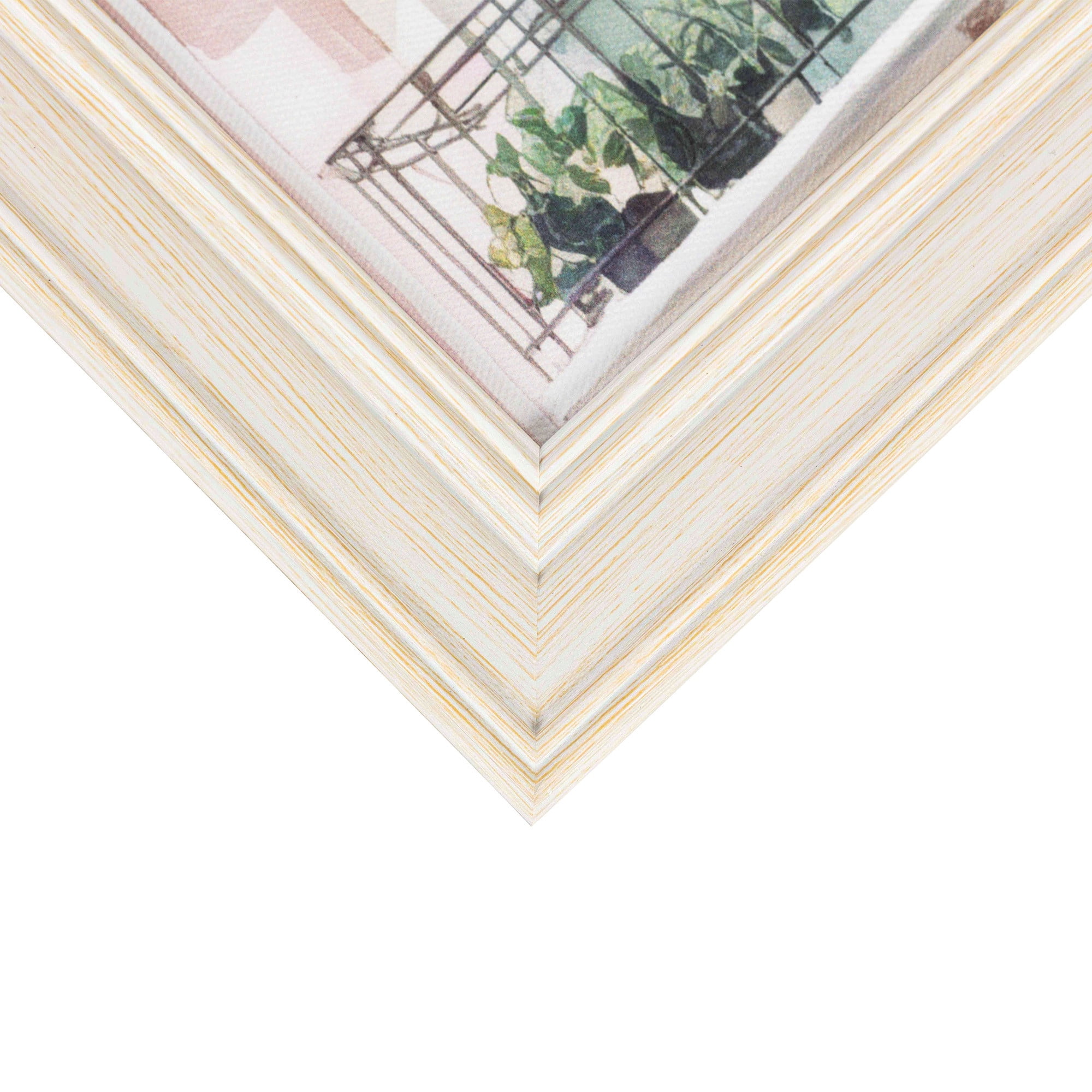 My Texas House Pretty Pink Balcony 16" x 20" Travel Framed Wall Art