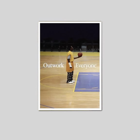 Kobe Bryant Motivational Poster Home Gym Decor Basketball Motivation Wall Art Size 24''x36'' The Orange Shop