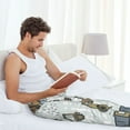 thumbnail image 6 of Picia Tractor and Dumper Mens Soft Woven Cotton Elastic Waistband Sleep Pajama Pant Lounge Sleep Pant With Pockets And Drawstring-Small, 6 of 9