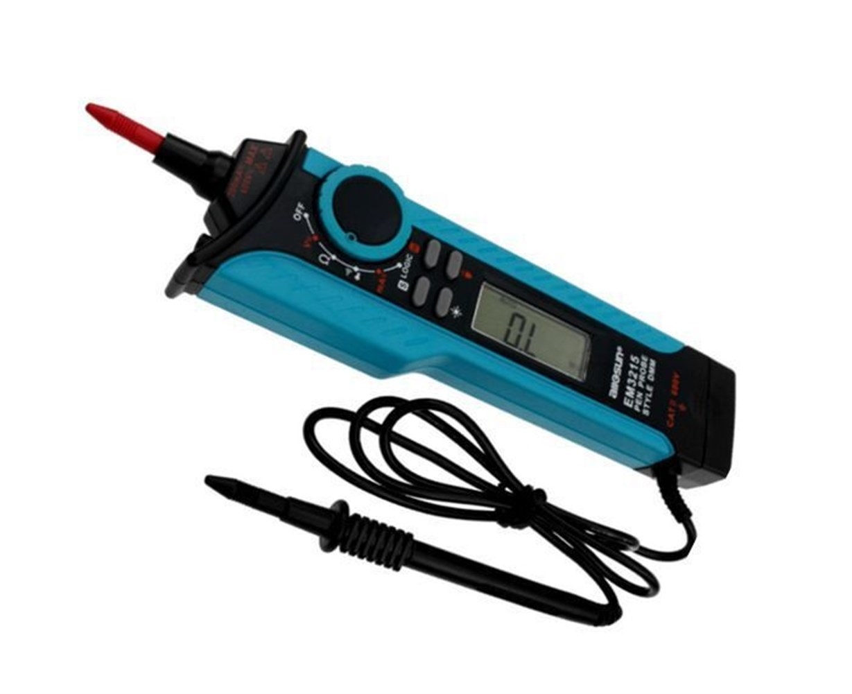 Digital Multimeter CAT II 250V DMM Pen Type Maximum Auto Range TTL Logic Level Meter Sensitive Electric Test EM3215