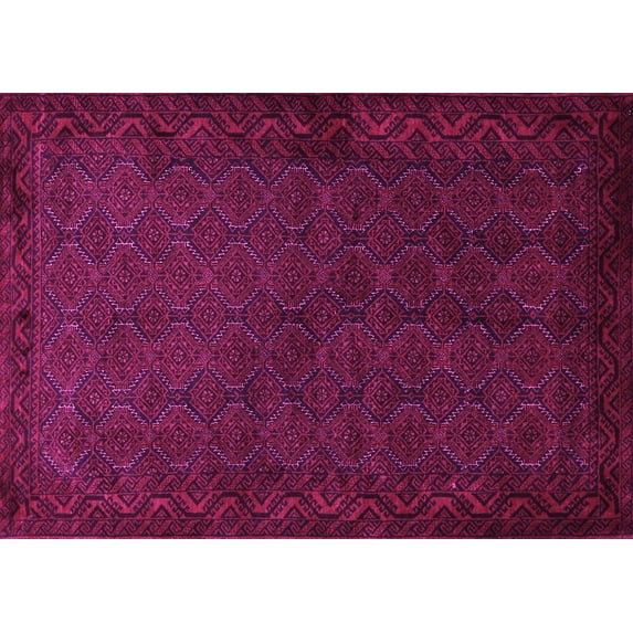 Ahgly Company Indoor Rectangle Persian Pink Traditional Area Rugs, 6' x 9'