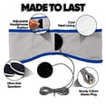 thumbnail image 3 of CozyPhones Auriculares para dormir - Auriculares supraaurales de malla ultrafina y fresca con cable para personas que duermen de lado, meditación, correr, computadora portátil y teléfono - Azul, 3 of 5