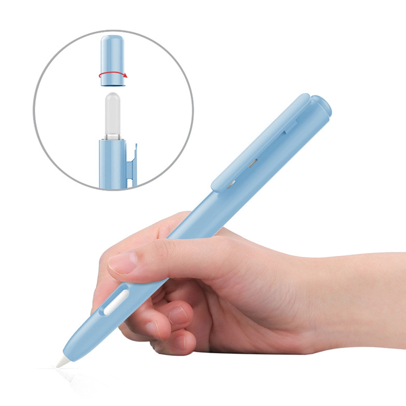 Double Clicks Styluses Case AntiFatigue Textured Handle for Pencils Creative Work And Note Taking