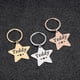 thumbnail image 3 of Collares De Perro Personalizados Etiquetas De Identificación De Mascotas Estrella De Acero Inoxidable Grabado Perro Gato-Plata-34x32.5mm BmatwkZeng Bmatwe Jersey, 3 of 5