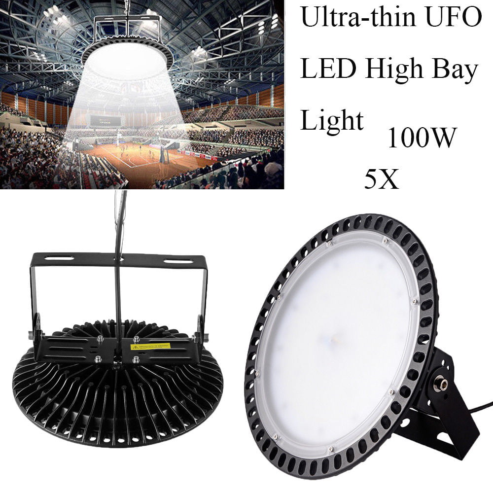 6x 50W LED High Bay Light E27 Industrial Factory Warehouse Commercial Shed Roof 