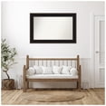 thumbnail image 3 of Amanti Art Custom Wall and Bathroom Mirror (33.75 x 51.75 in.), Mezzanine Espresso Frame, 3 of 7