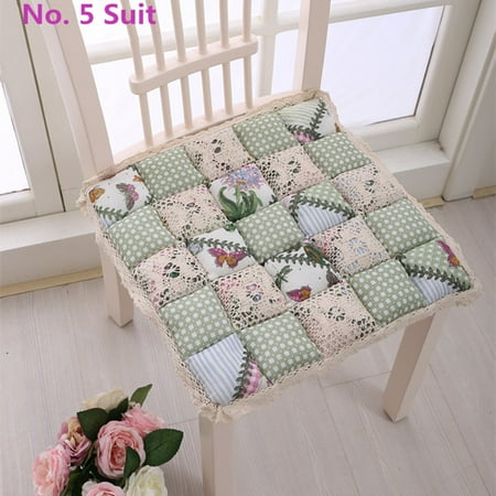 

2024 DREAMFIRE Pastoral Style Seat Cushion Thick Sofa Seat Mat Cute Hollow Out Lace Edge Chair Decor Office Cushion Pad Bay Window Seat Cushion