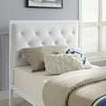 thumbnail image 6 of Modway Mia Twin Powder-coated Steel and Vinyl Bed in White, 6 of 6