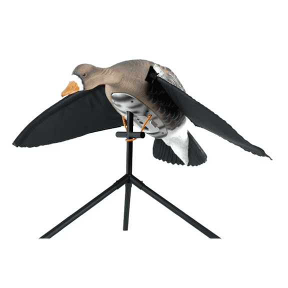 Open Box Lucky Duck Super Flapper HDi 2.0 Motorized Specklebelly Goose Decoy with Reversible Wings, 5 Speed Settings, Rechargeable Battery