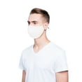 thumbnail image 4 of DALIX Cloth Face Mask Reuseable Washable in White Made in USA - S-M Size (5 Pack), 4 of 5