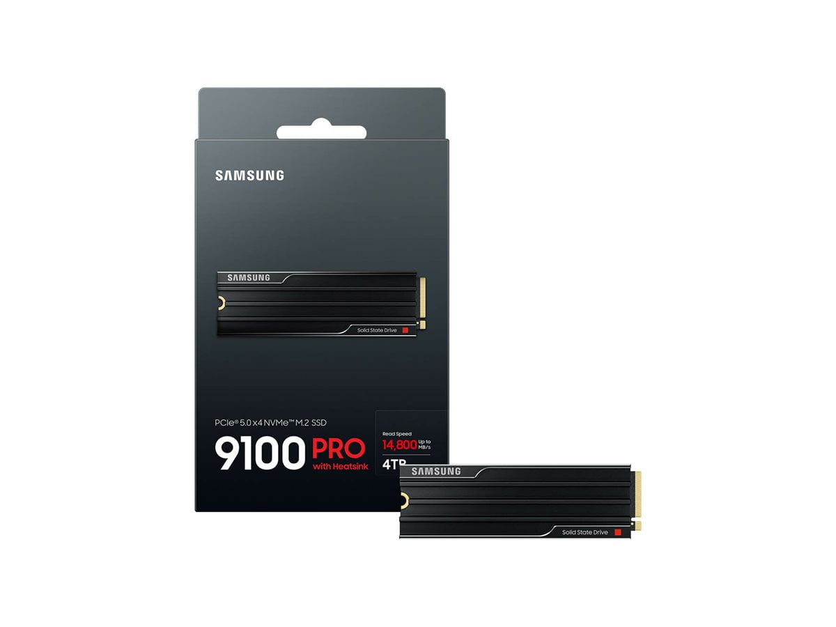 Samsung 9100 PRO MZ-VAP4T0 - SSD - encrypted - 4 TB - with