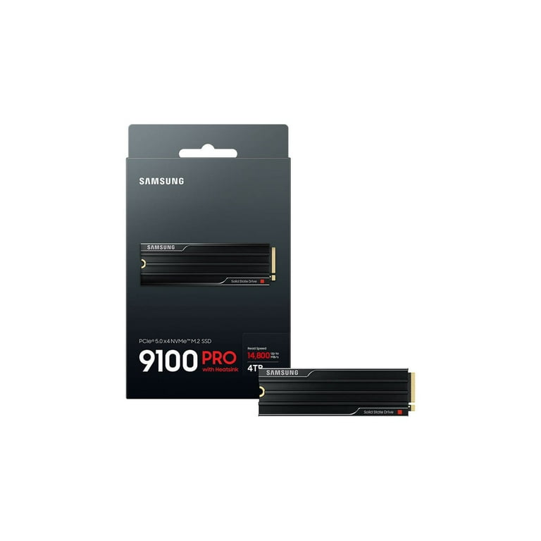 SAMSUNG SSD 9100 PRO with Heatsink 4TB, PCIe 5.0x4 M.2 2280