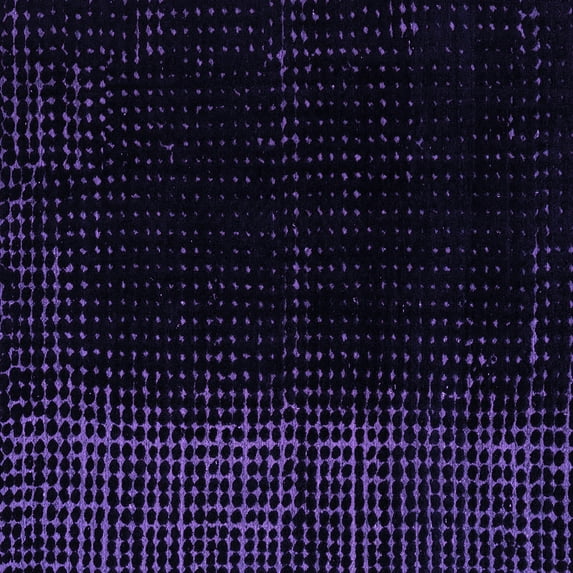 Ahgly Company Indoor Square Abstract Purple Modern Area Rugs, 8' Square