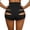 Black-A, variant on Women's High Waist Cutout Booty Shorts Strappy Scrunch Mini Hot Pants Ripped Butt Lift Yoga Dance Bottoms Light Blue-A